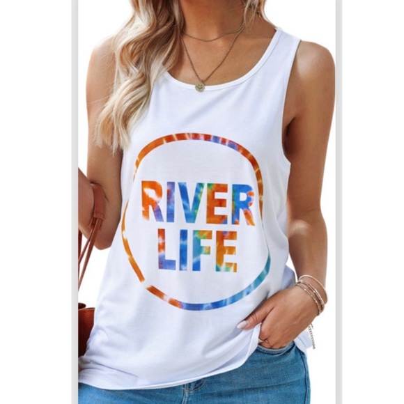 74. NEW| Women’s River Life Outdoor Summer Tank Top - Picture 4 of 4